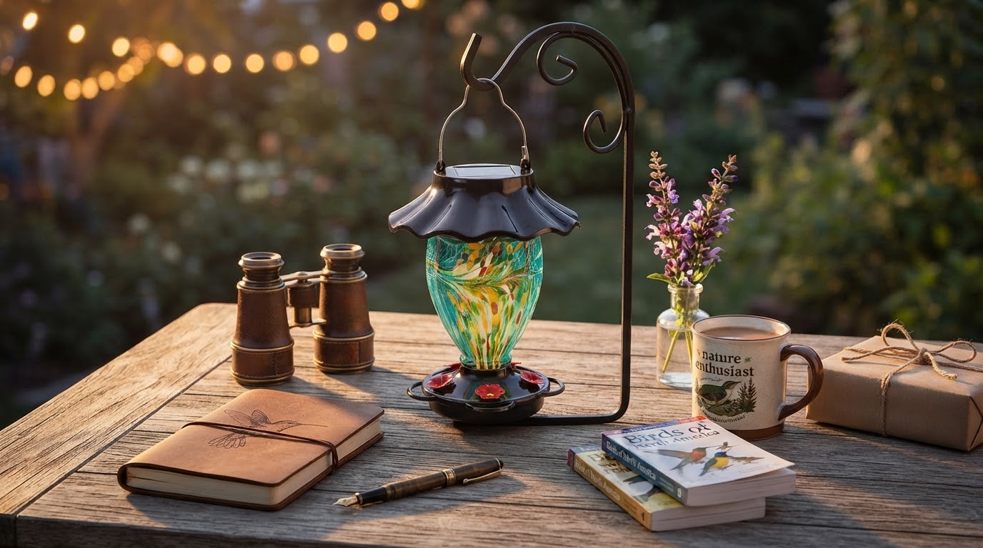 Choosing a Solar Hummingbird Feeder for Bird Lover Gifts