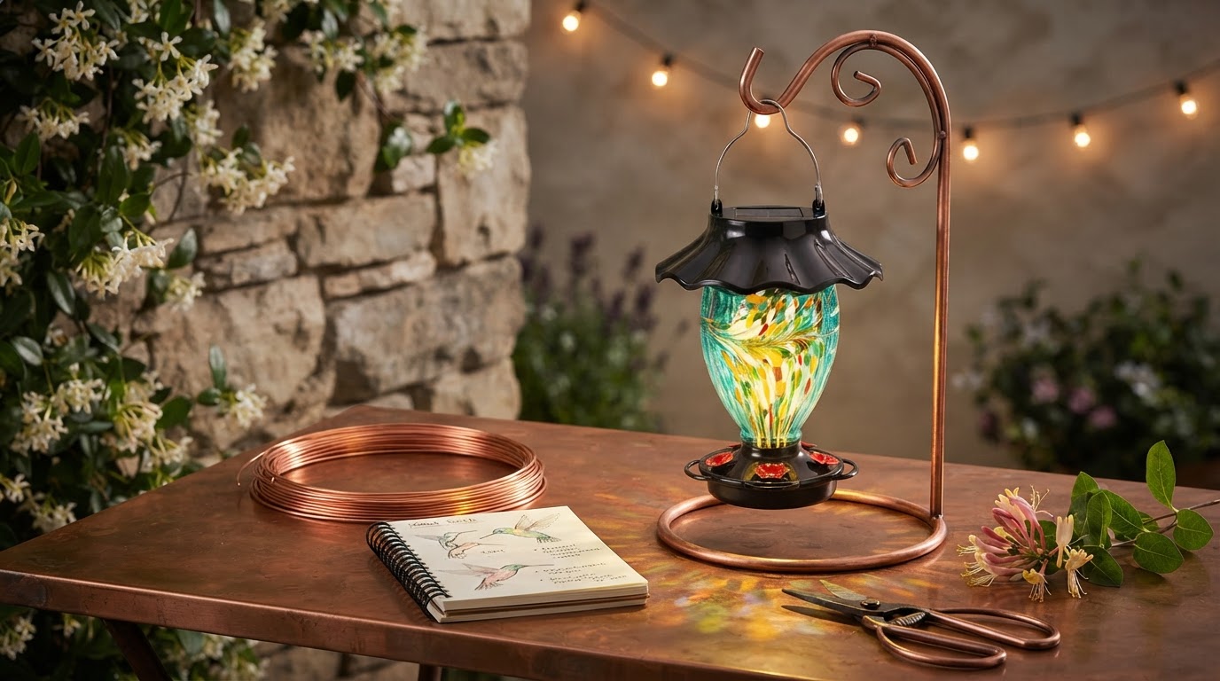 Copper Solar Hummingbird Feeder Material Standards