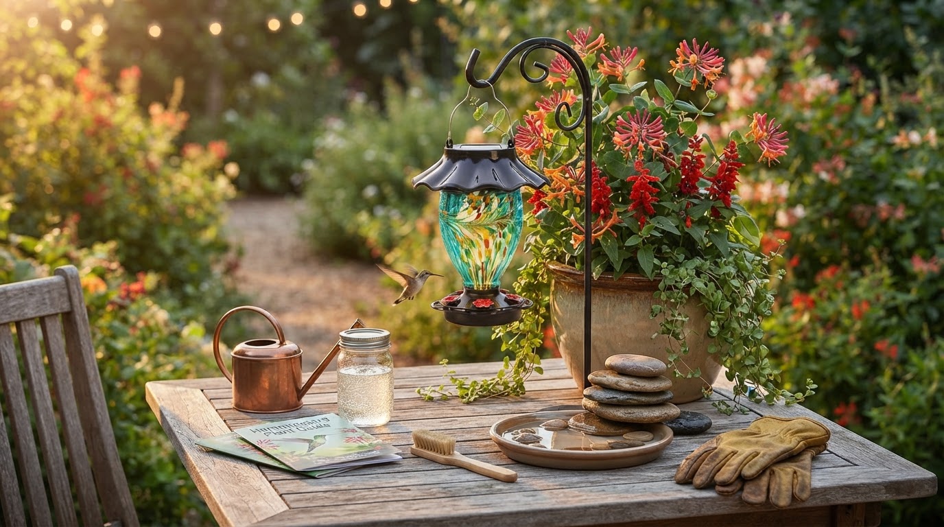 7 Essential Elements Every Hummingbird Friendly Garden Needs