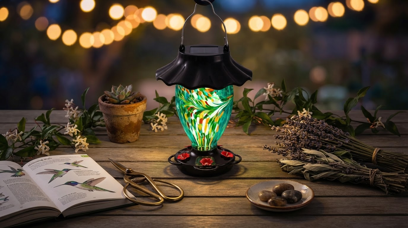 Selecting a Durable Solar Powered Glass Hummingbird Feeder