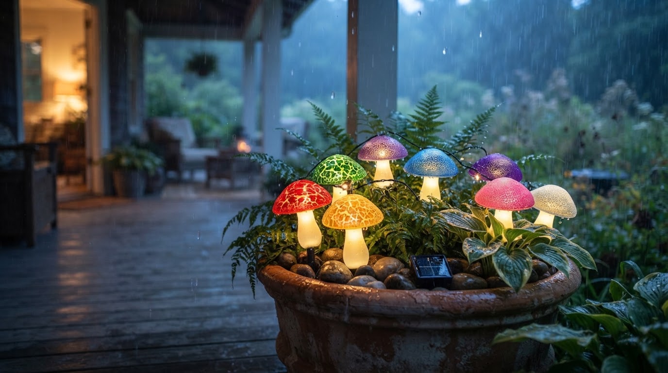 Are Solar Mushroom Lights actually waterproof?