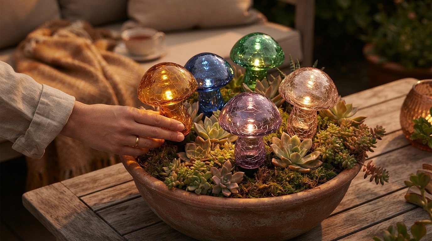 Are Cracked Glass Solar Mushroom Lights Durable?
