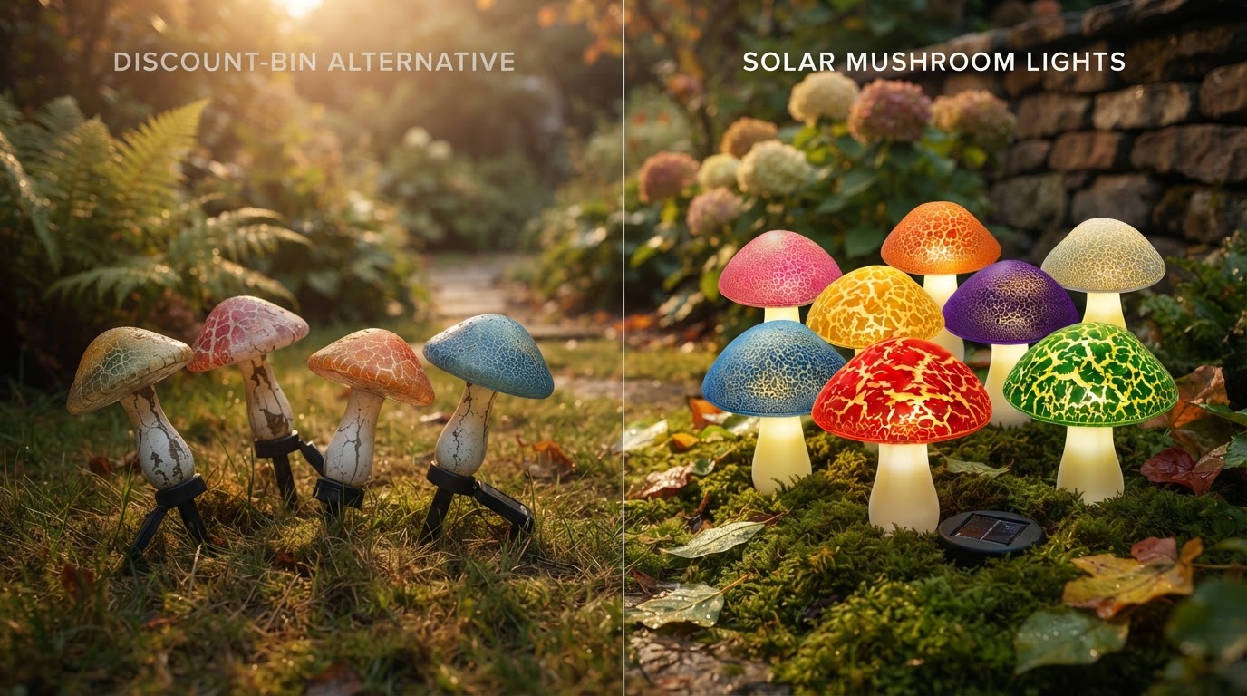 Are mini solar mushroom lawn ornaments actually durable?