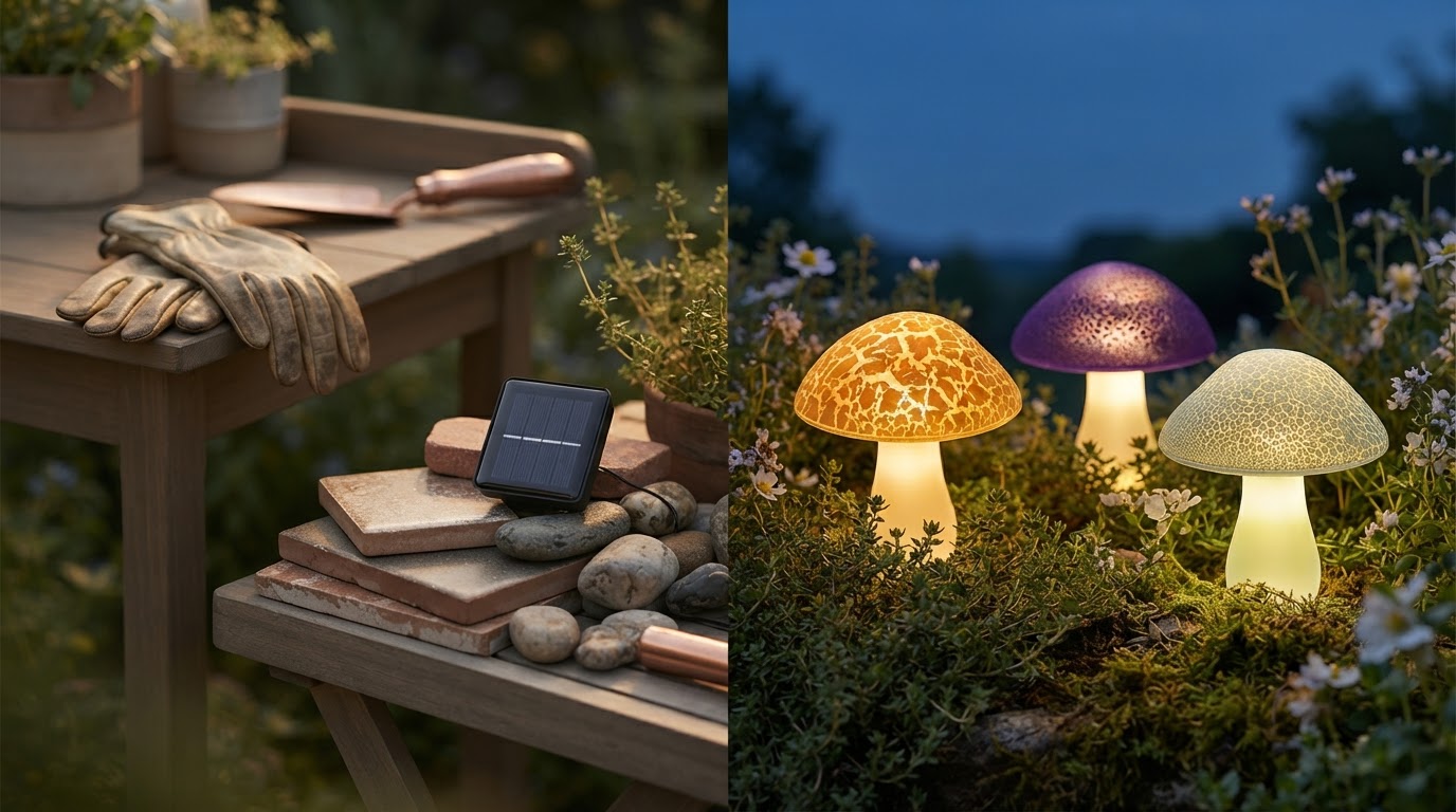 Selecting Solar Mushroom Lights for Sustainable Landscaping