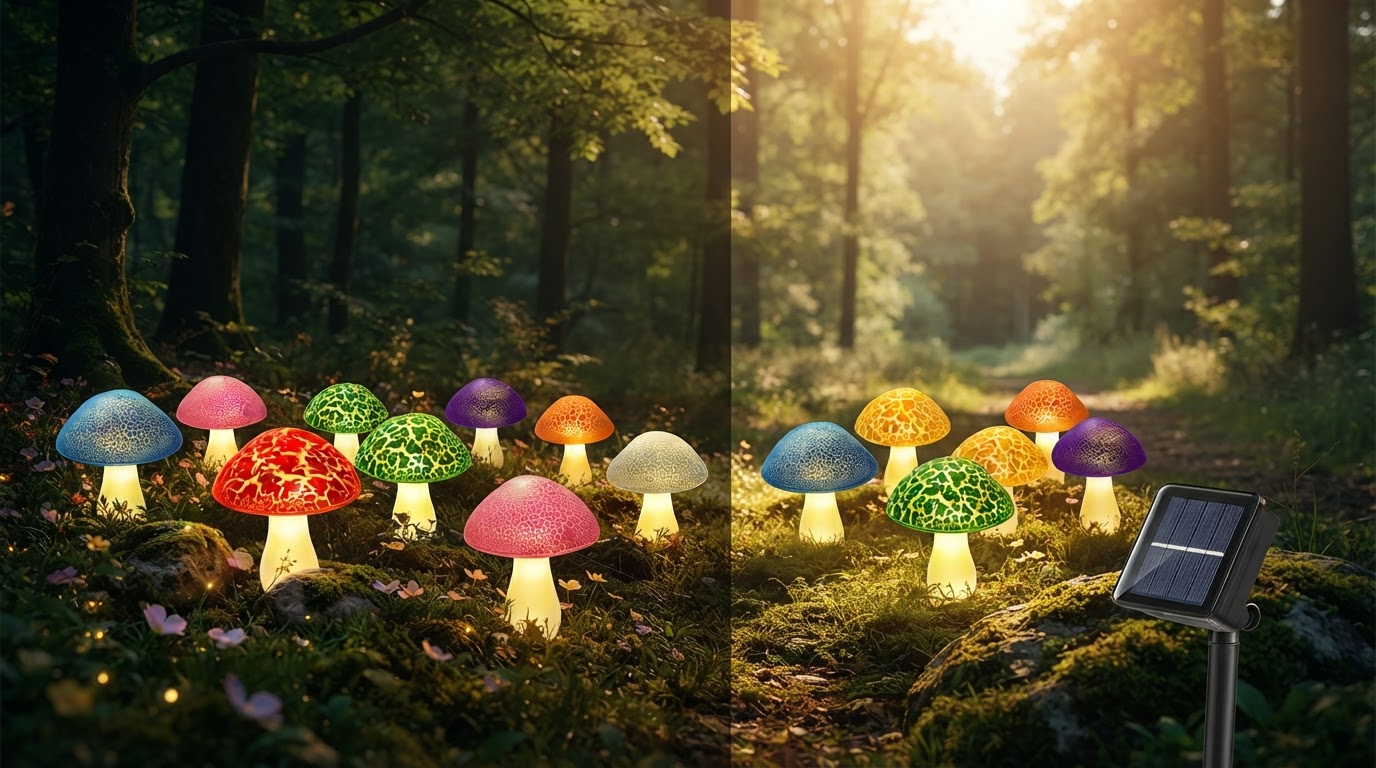 Do Solar Mushroom Lights work for forest landscape lights?