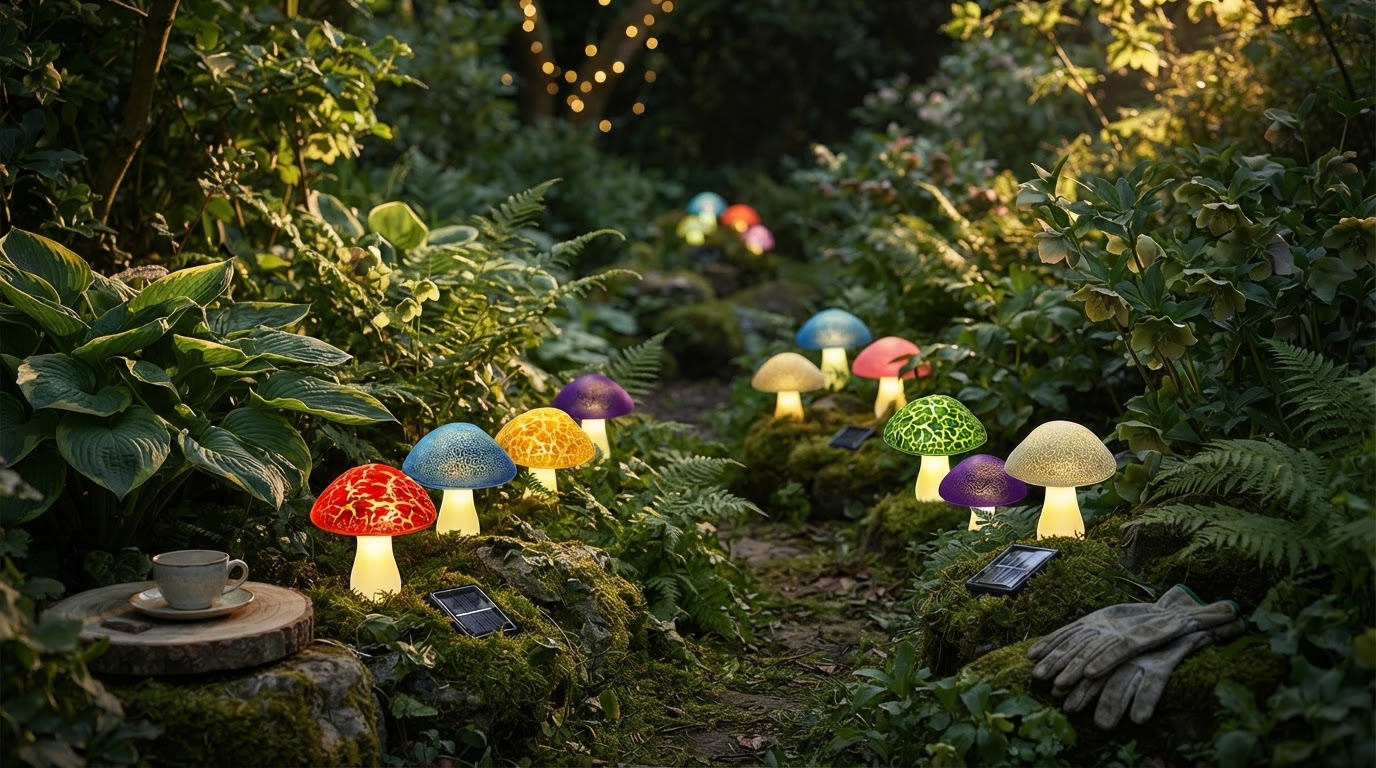 How Do Solar Mushroom Lights Perform in Shaded Gardens?
