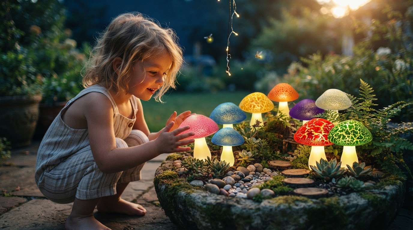 A 4-Step Framework for Solar Powered Fairy Garden Mushrooms