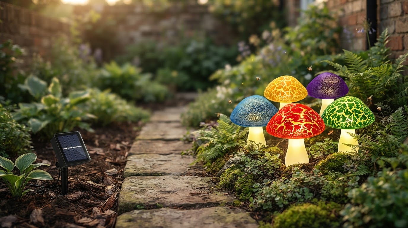 Are Toadstool Solar Lights Durable for Garden Use?
