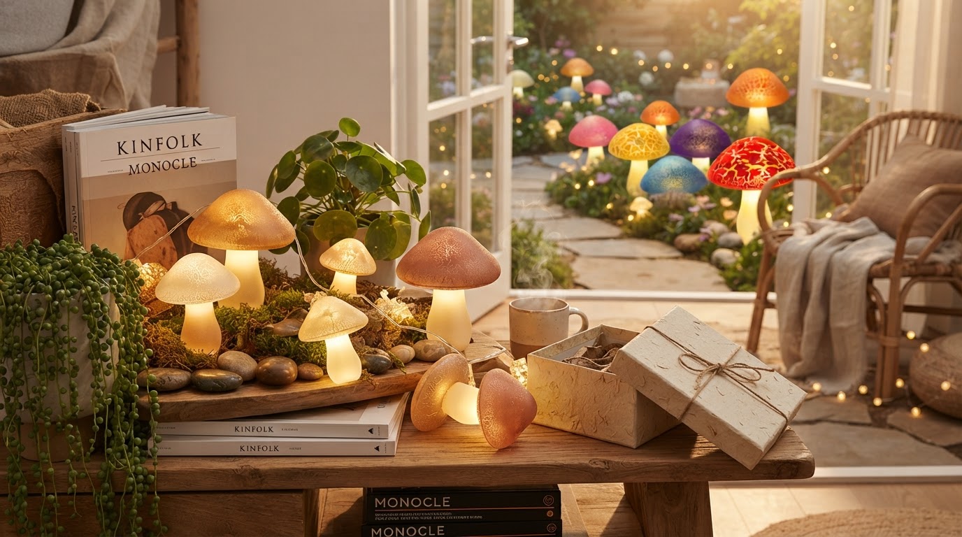 Solar Mushroom Lights: The Warm White Spectrum Analysis