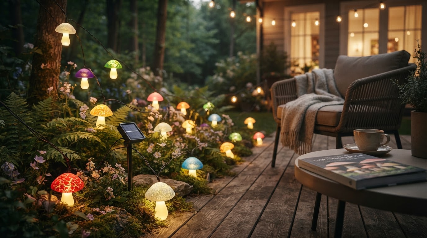 Why Choose Whimsical Outdoor String Lights by Solar Mushroom Lights?