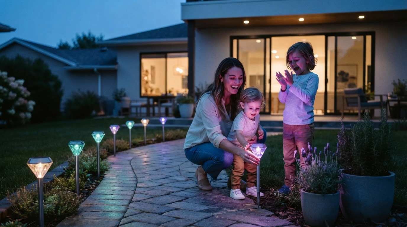 The 4-Point Luminary Protocol for Solar Garden Color Lights