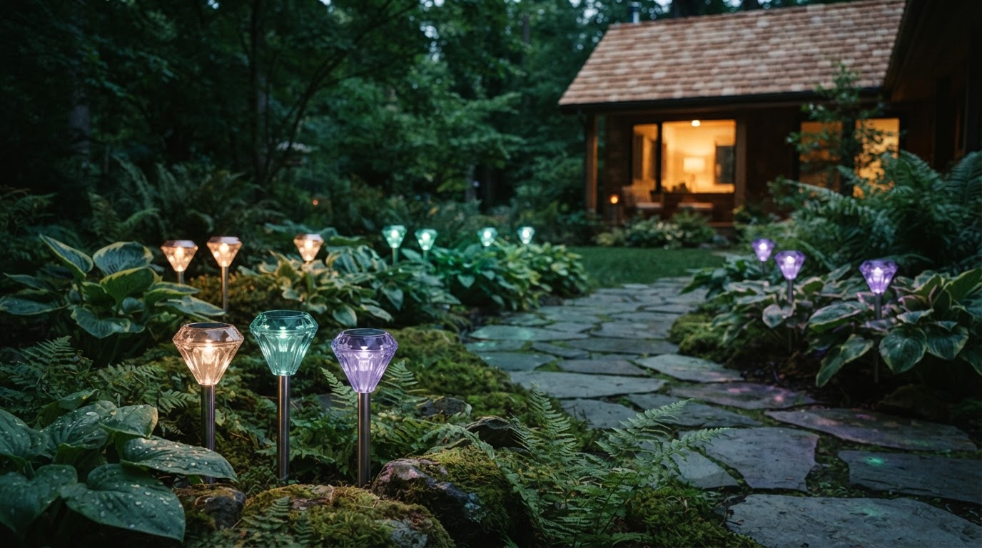 Do Solar Garden Color Lights work in shaded yards?