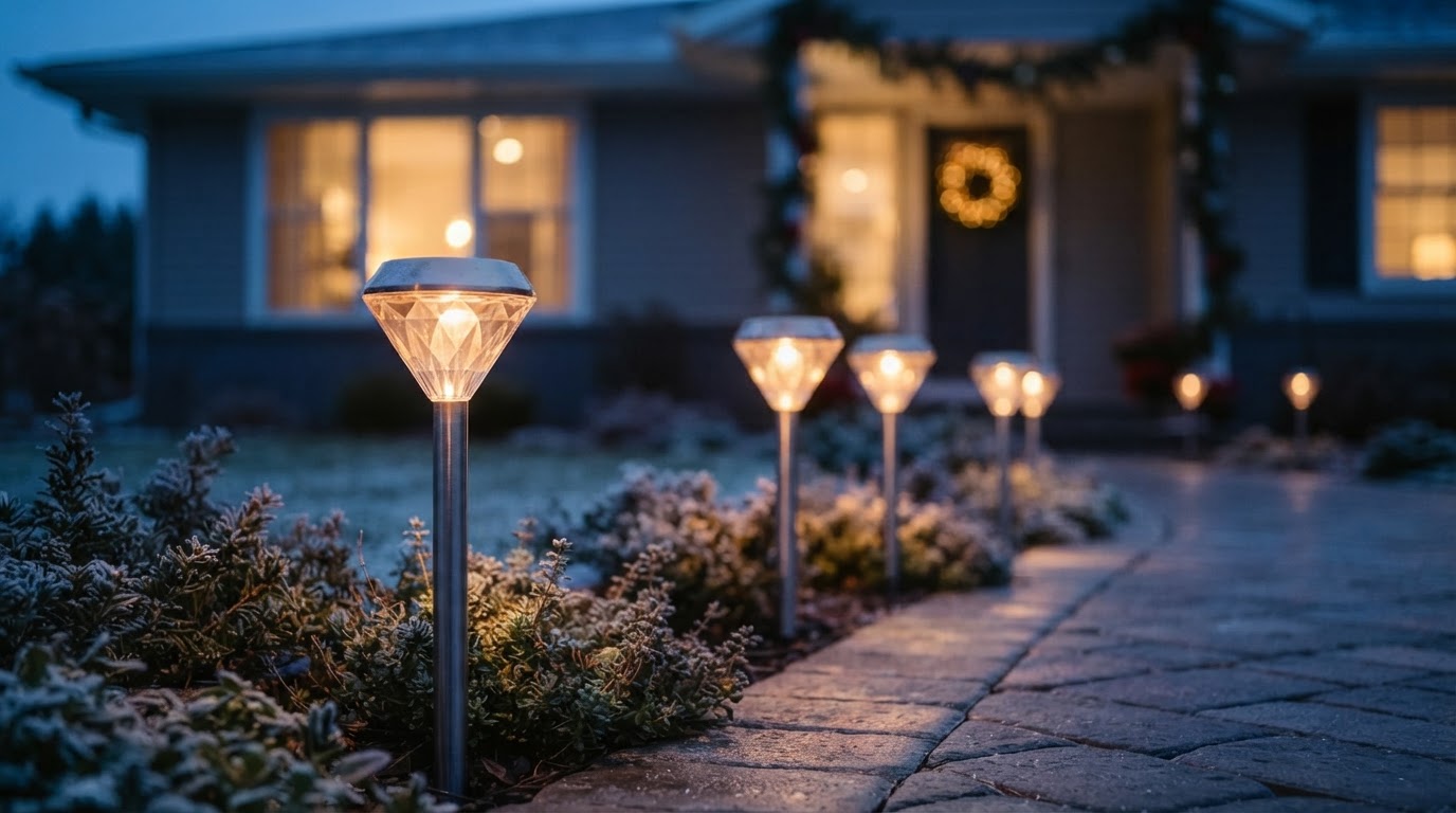 How do Solar Garden Color Lights perform in winter?