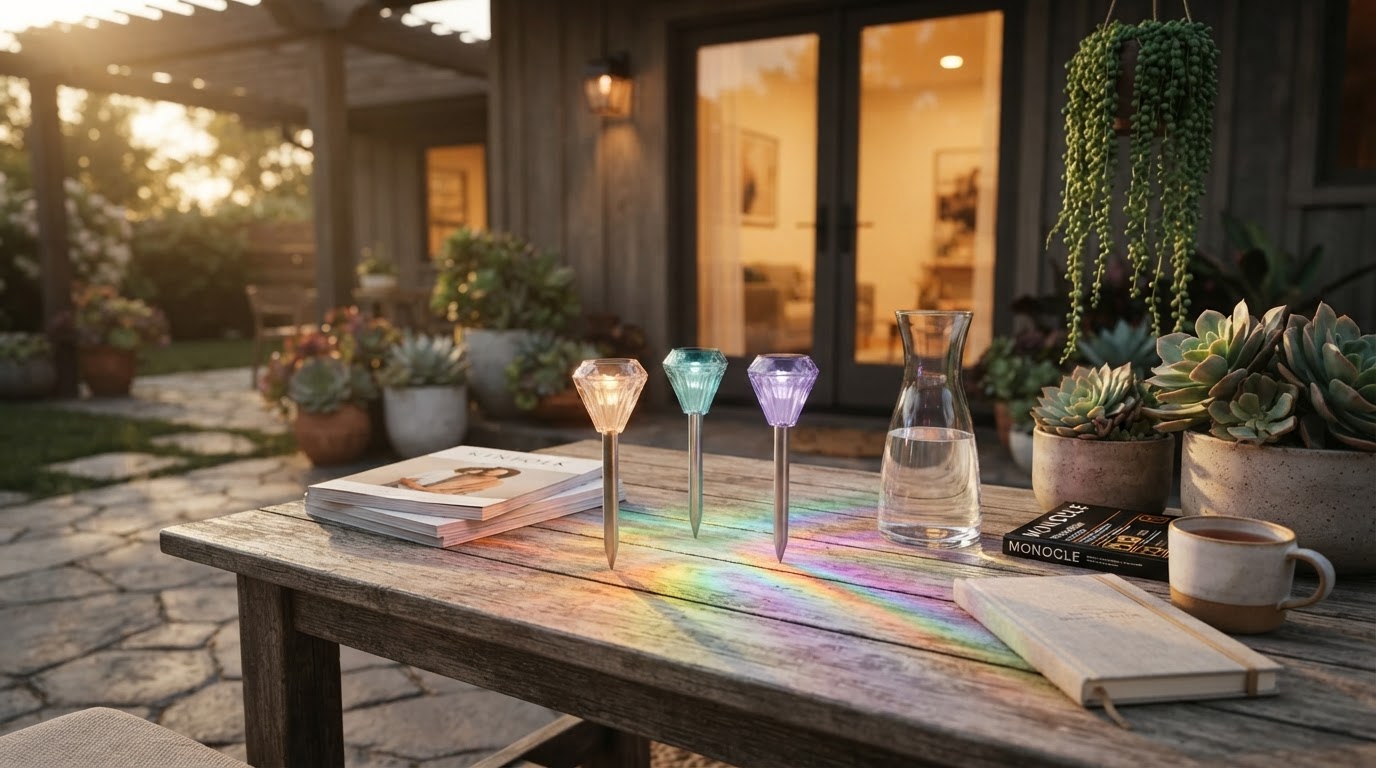 Can Solar Garden Color Lights Produce a Rainbow Effect?
