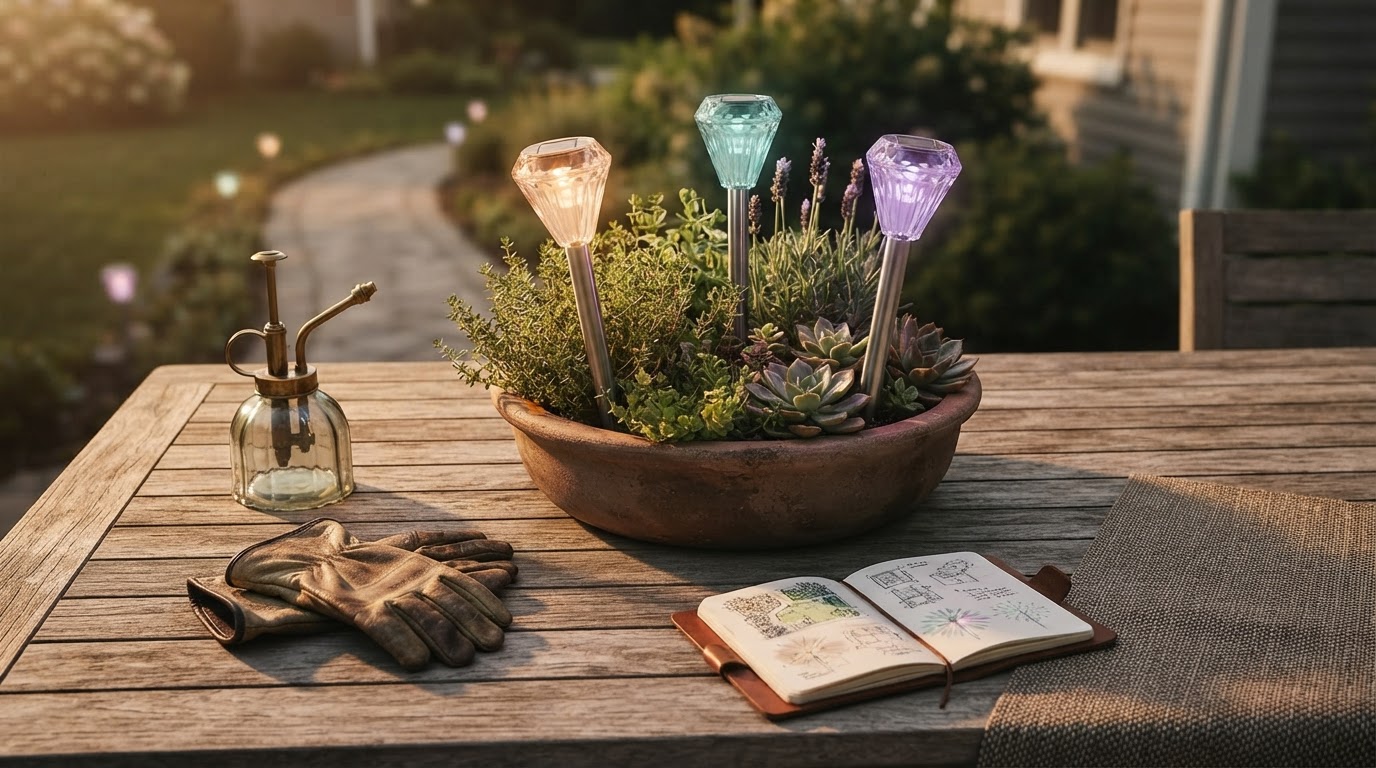 Solar Garden Color Lights for Weatherproof Landscapes