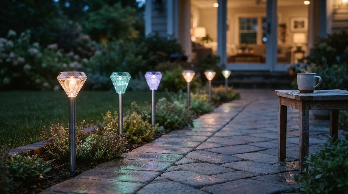 Do Solar Garden Color Lights work for yard transitions?