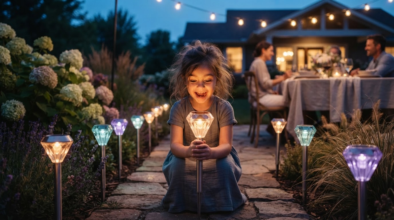 Hosting Outdoor Events with Solar Garden Color Lights