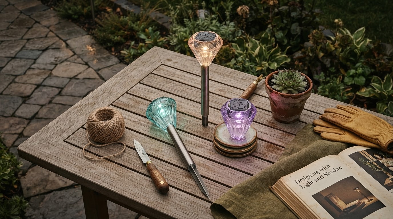 Solar Garden Color Lights for Weatherproof Yard Design