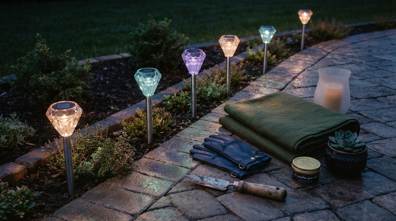 Solar Garden Color Lights for Weatherproof Year-Round Decor