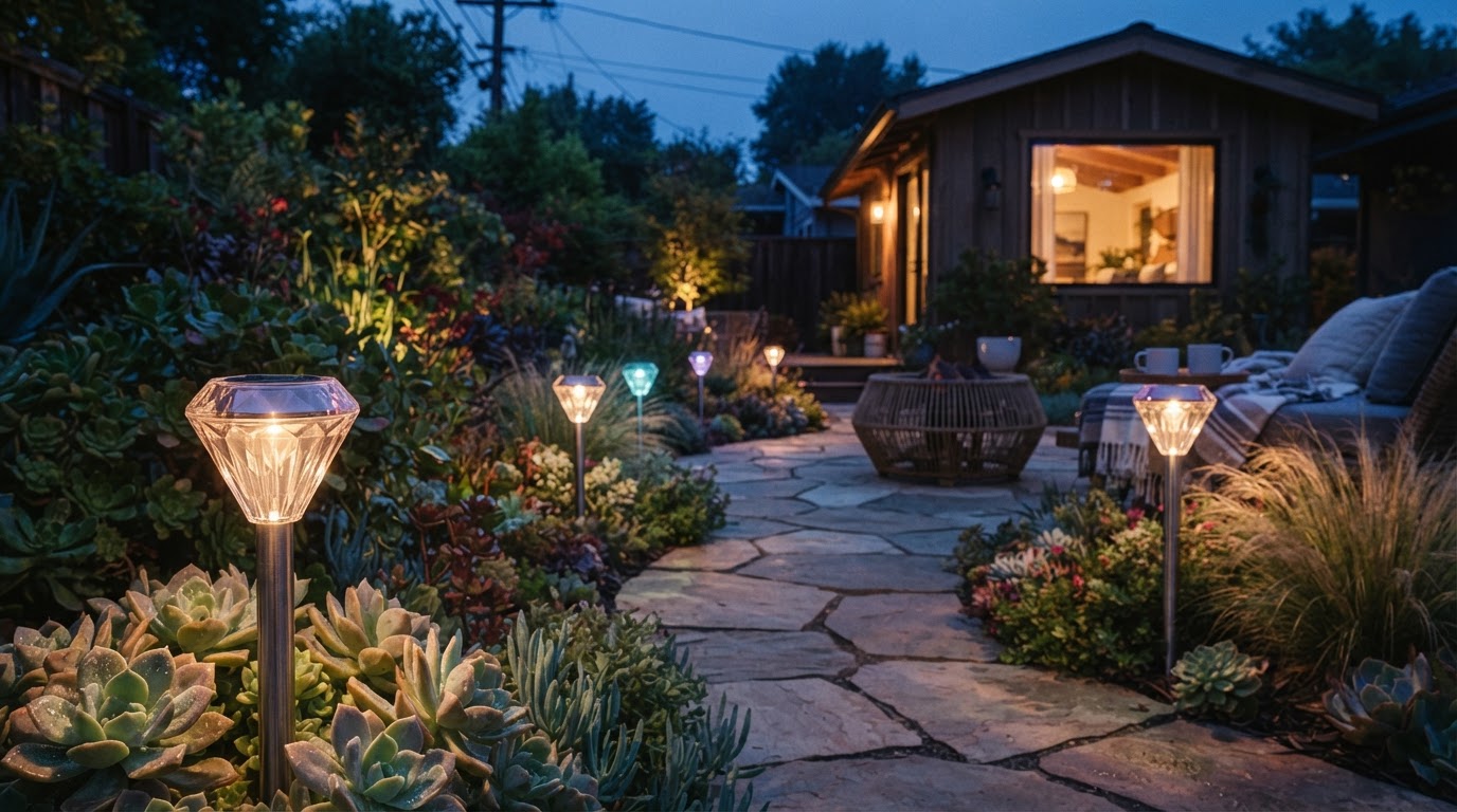 Why Use Solar Garden Color Lights for Yard Decor?