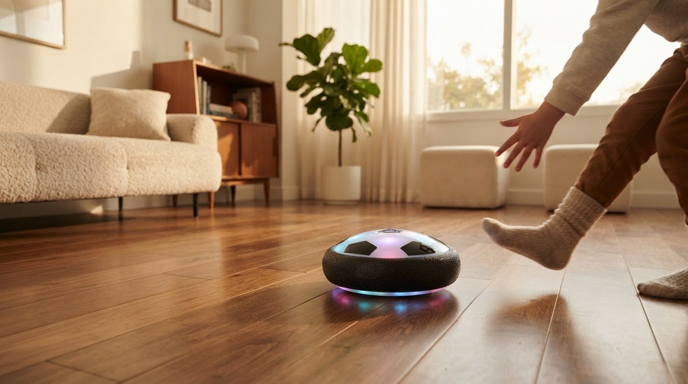 Are Glide Soccer hover balls safe for hardwood floors?