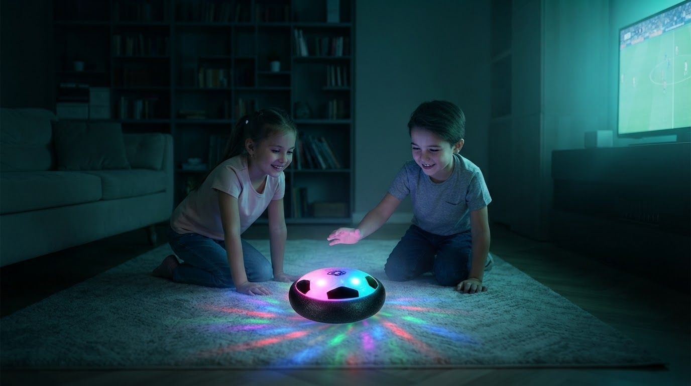 Do Glide Soccer floating balls work in dark rooms?