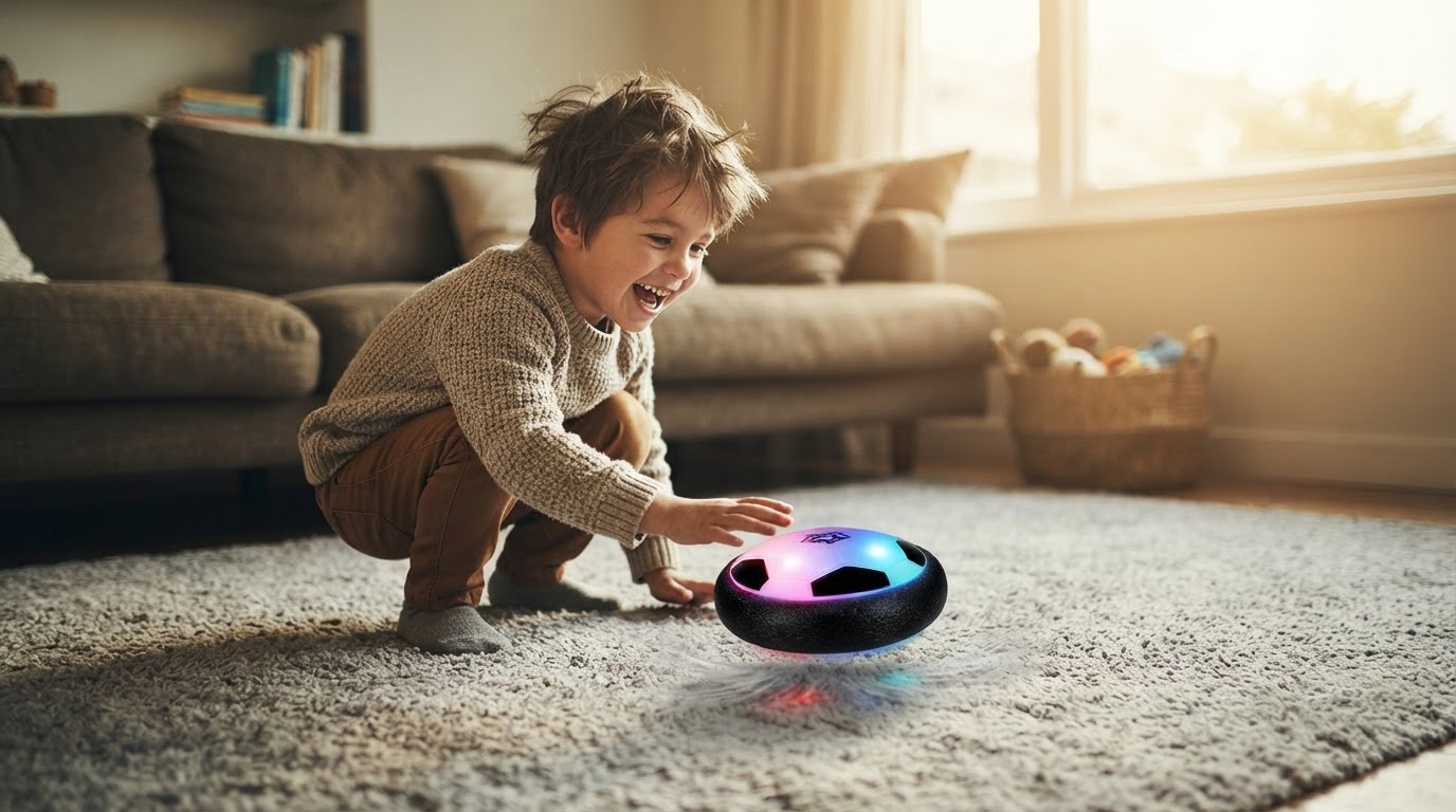 How does Glide Soccer perform on carpeted floors?