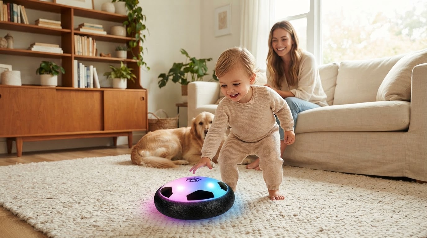 Is Glide Soccer a safe indoor soccer toy for toddlers?