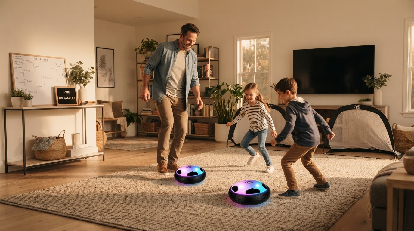 How to Set Up an Indoor Hover Soccer Tournament at Home