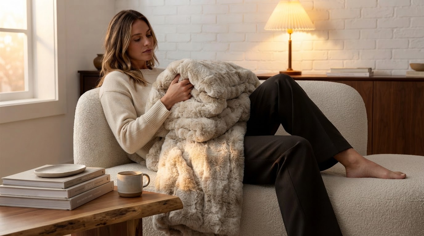 Is a heavyweight Faux Rabbit Fur Throw Blanket worth it?