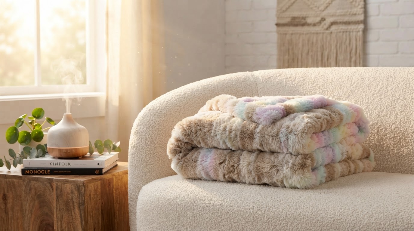 Is a Faux Rabbit Fur Throw Blanket Hypoallergenic?
