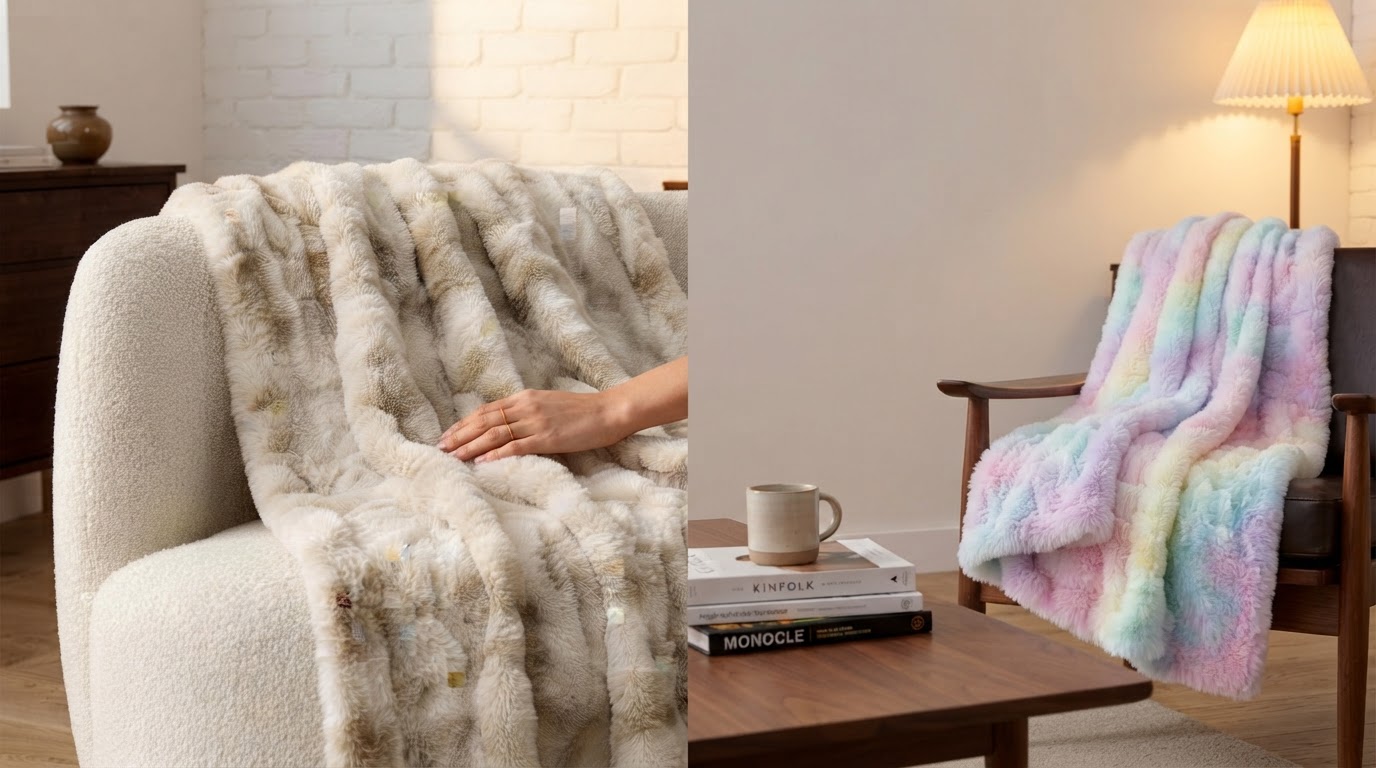 Defining Quality in a Luxury Faux Rabbit Fur Throw Blanket