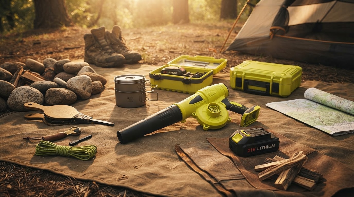 Optimizing Fire Management with a Jet Blower for Camping