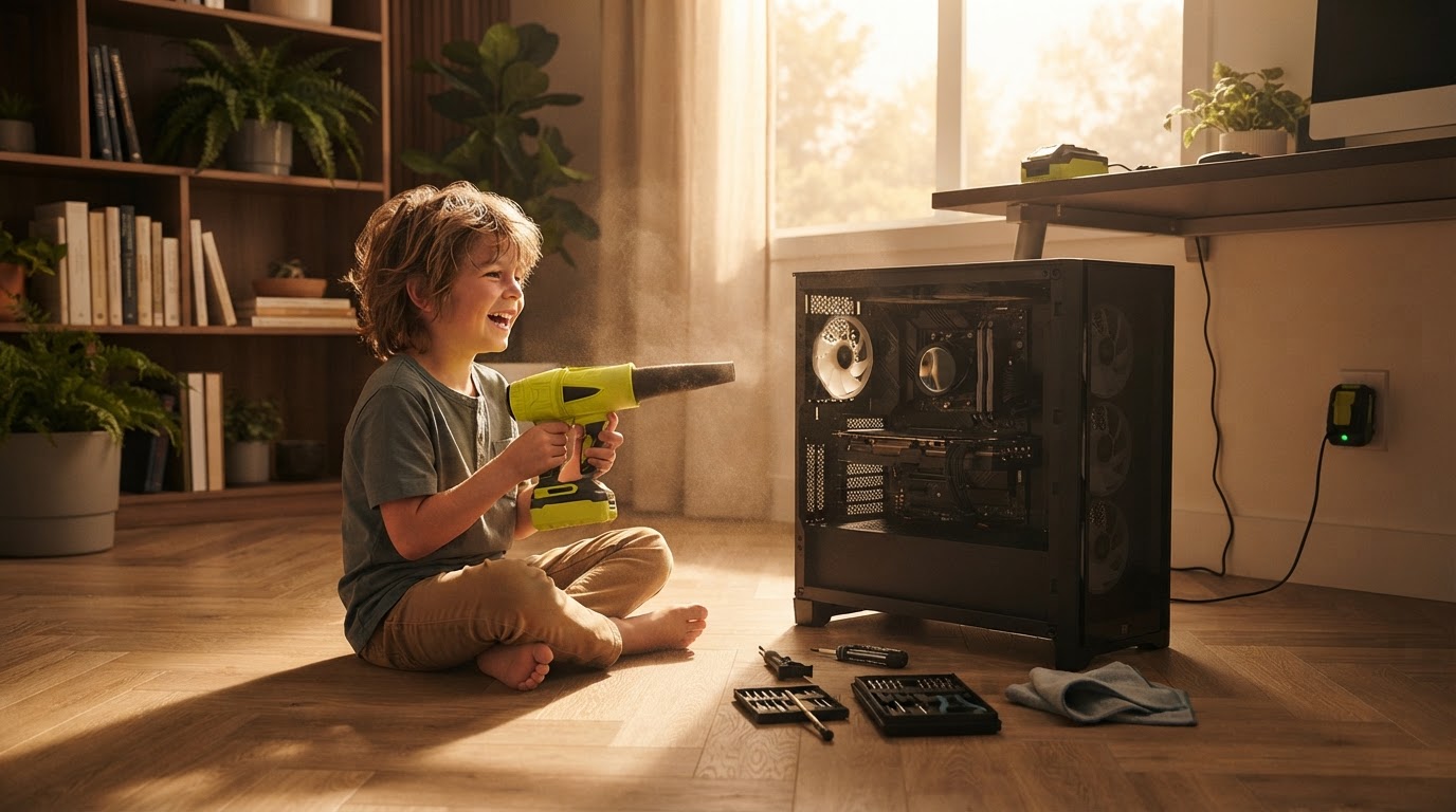 Using Jet Blower Technology for PC Maintenance