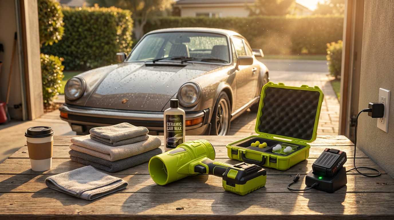 Jet Blower Precision for Professional Car Detailing