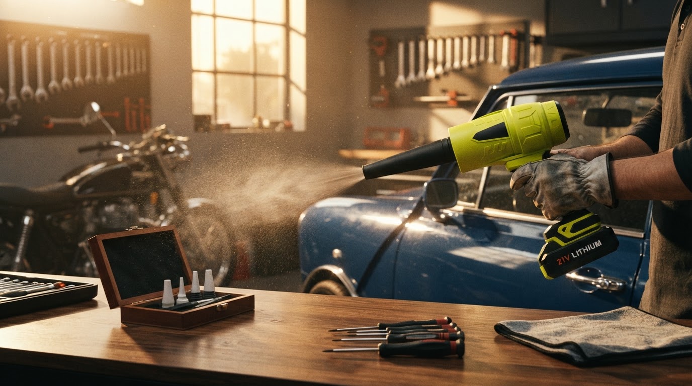 Why a Jet Blower Beats Shop Air for Drying and Dusting Work