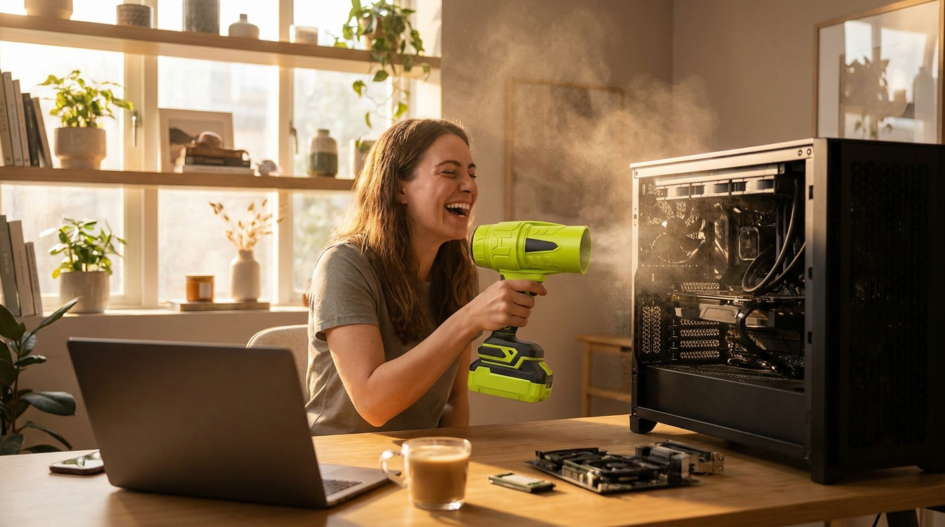 How Do I Use a Portable Jet Blower for PC Cleaning? Your Complete Guide