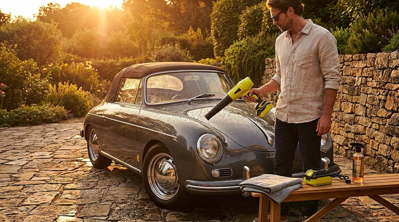 Summer Detailing Hacks: Jet Blower Beats the Heat