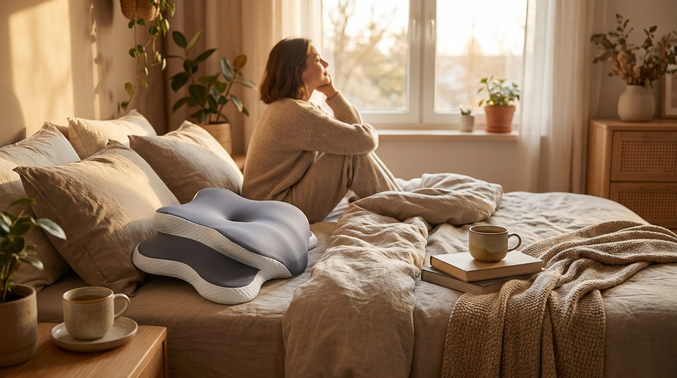 Alupssuc Cervical Pillows and Memory Foam Neck Relief