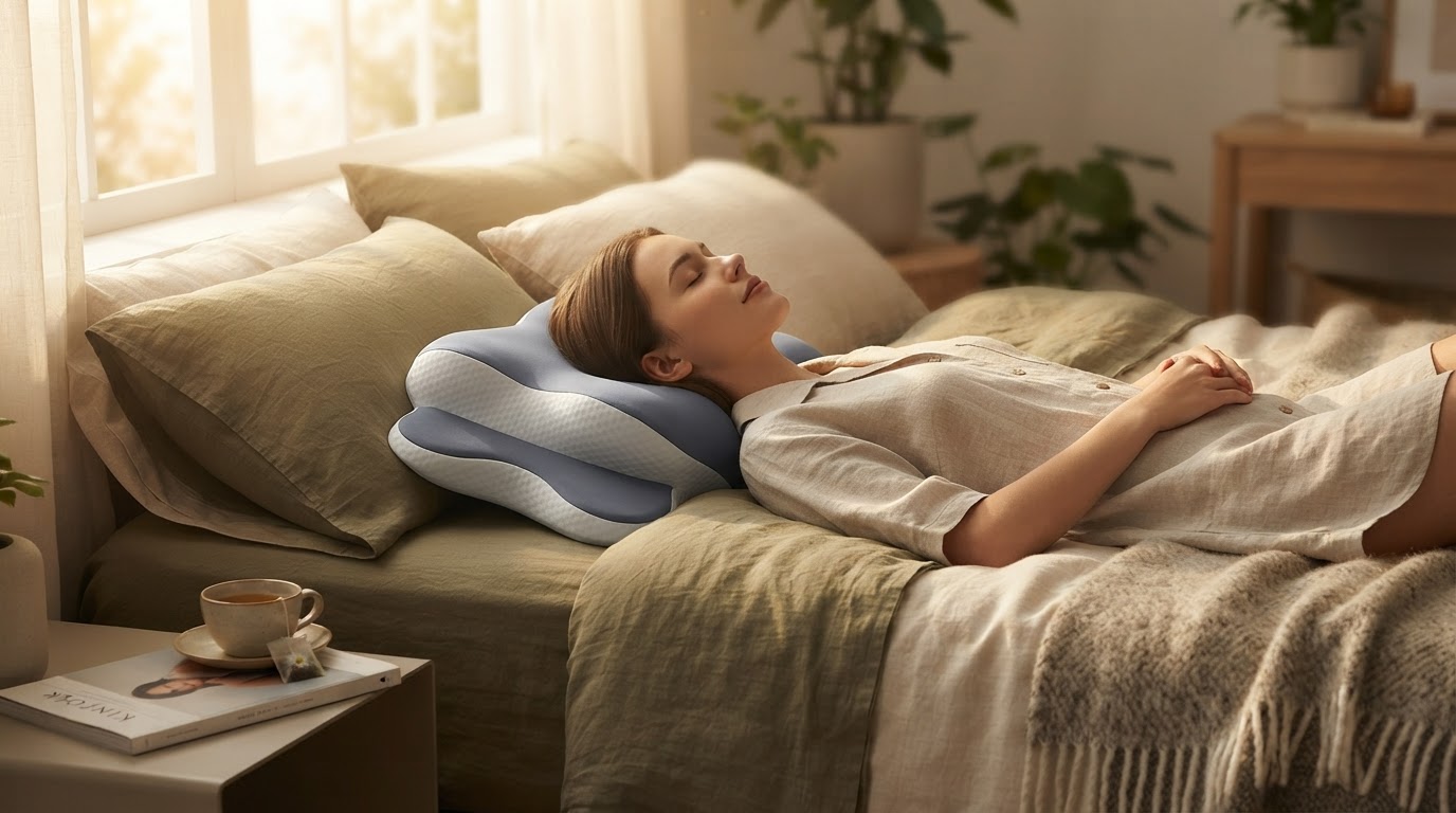 Neck Pain Relief Pillow Discounted 40 Percent