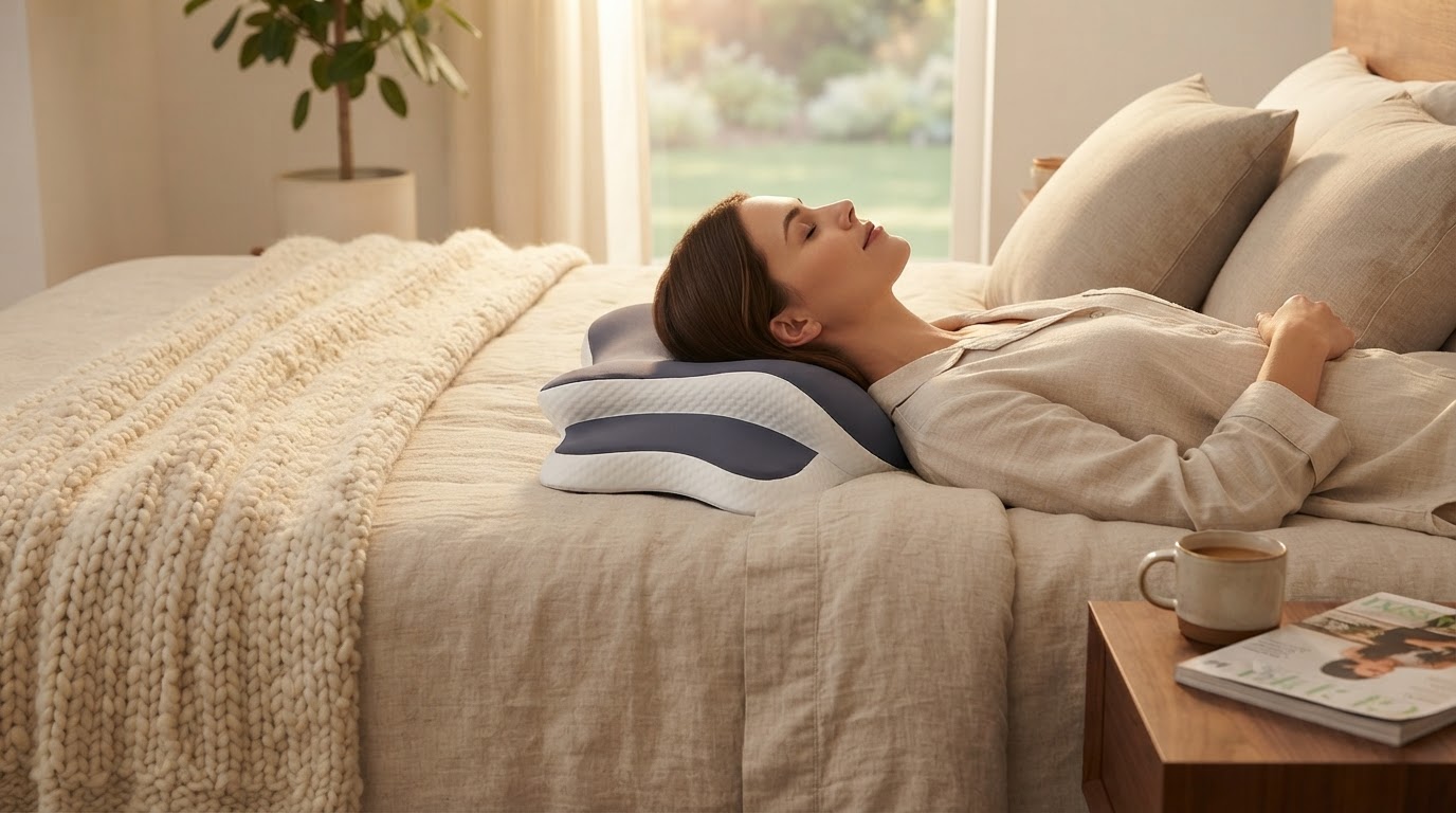 Chronic Neck Pain Relief Found in 40% Off Cervical Pillow