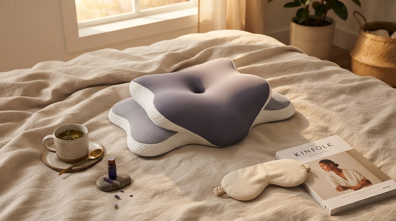 Memory Foam Cervical Pillow Neck Pain Relief for Hot Sleepers