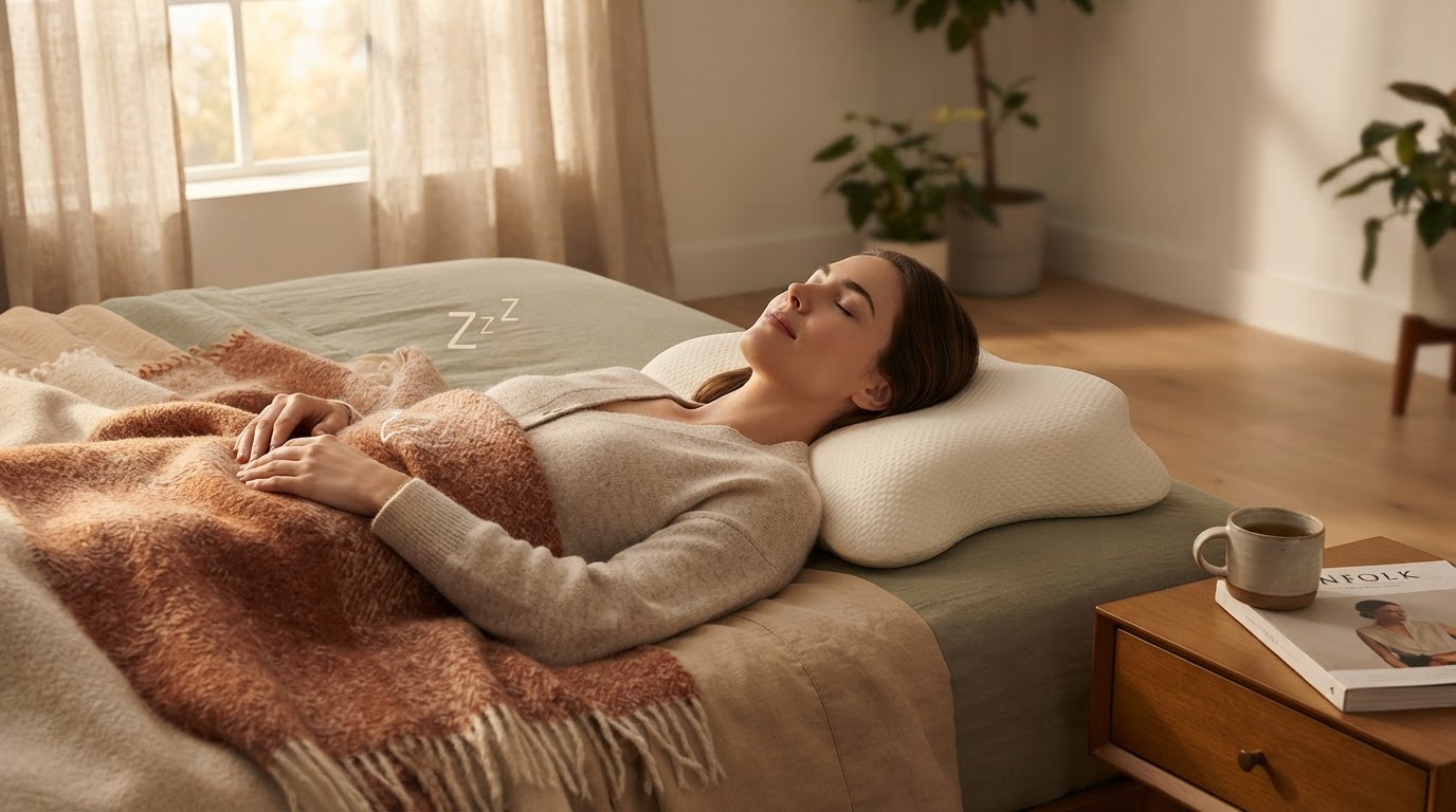 Ergonomic Memory Foam Pillows Discounted at Woot!