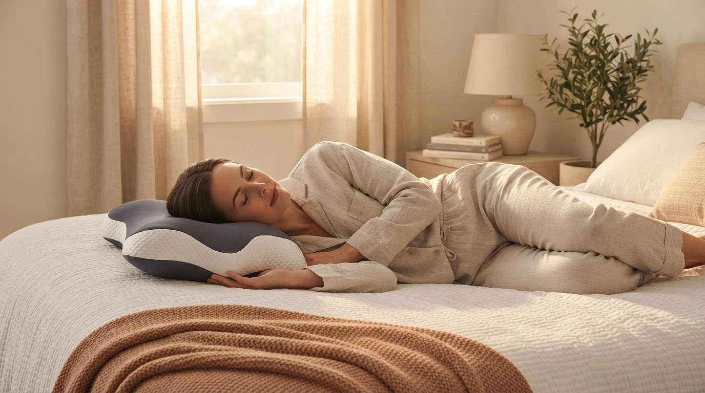 Memory Foam Cervical Pillow Neck Pain Relief for Alignment