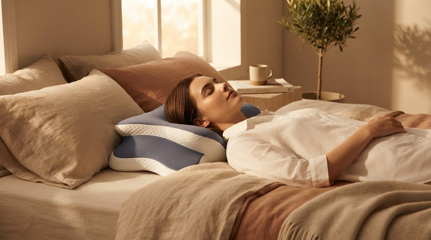 Why the Memory Foam Cervical Pillow Is the Ultimate Alignment Solution