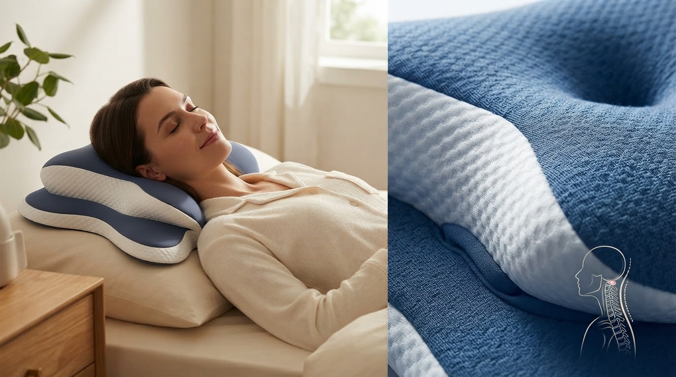 Pinched Nerve Solutions: Memory Foam Cervical Pillow Relief