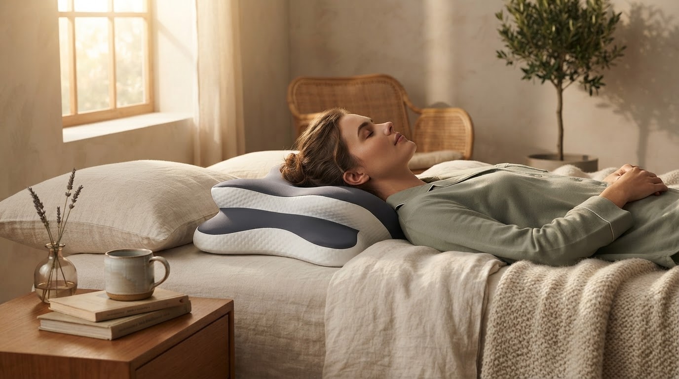Woot Discounts Ergonomic Memory Foam Cervical Pillows