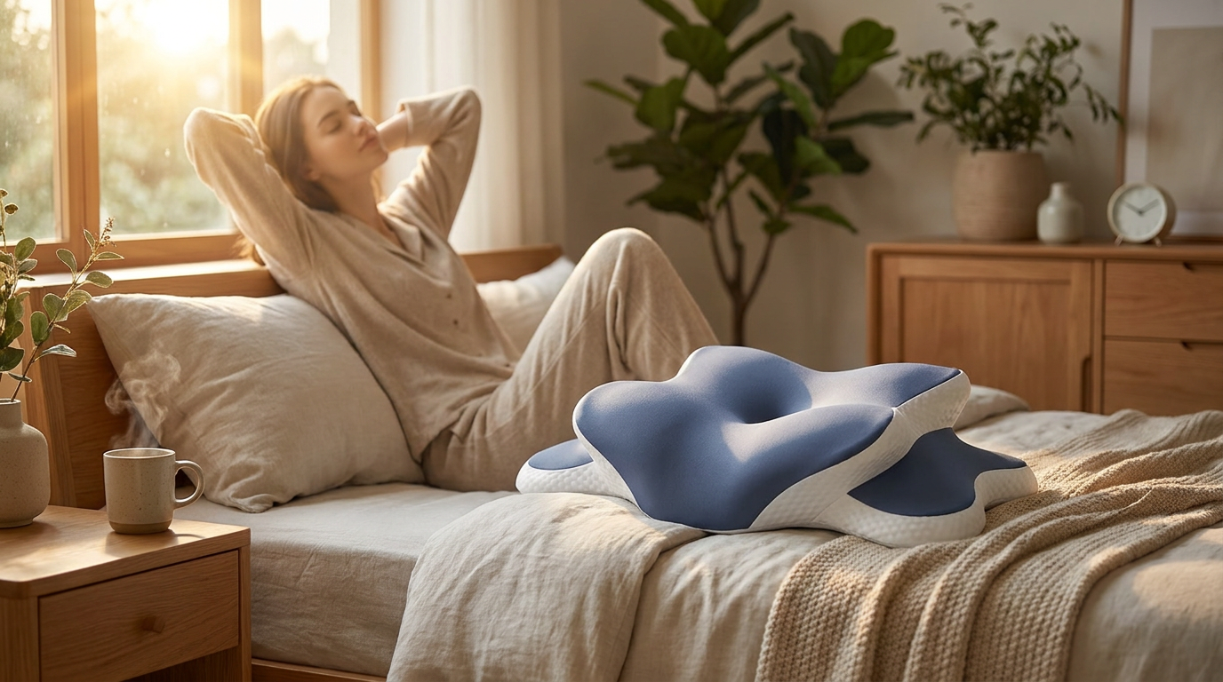 Woot Discounts Ergonomic Memory Foam Cervical Pillows