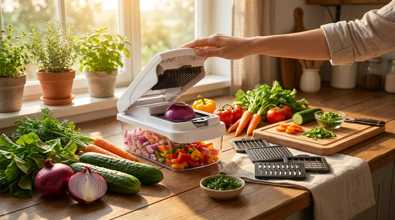 Clean Eating Efficiency with the Vegetable Chopper Set of 15
