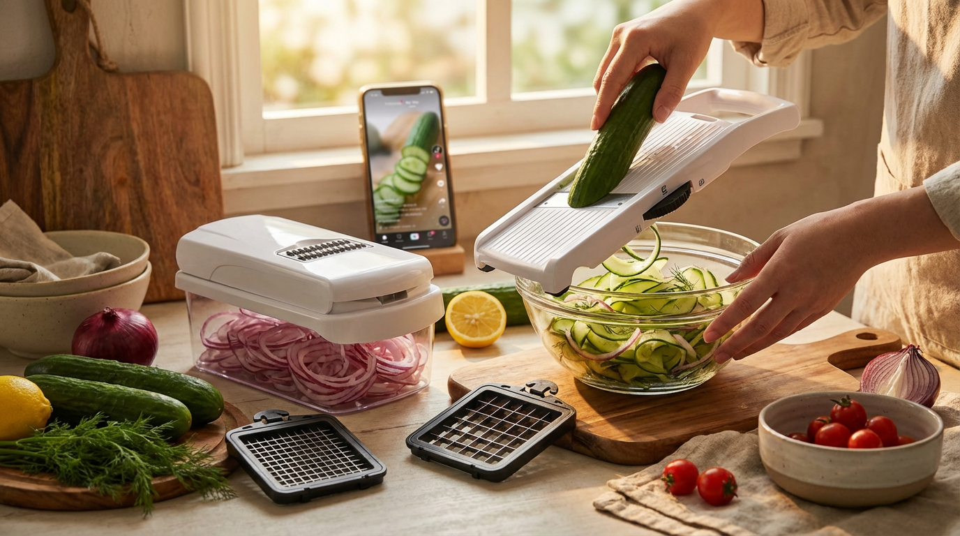 The 'Cucumber Craze' and the Rise of the Mandoline: Why Thin Slices are Dominating TikTok Feeds